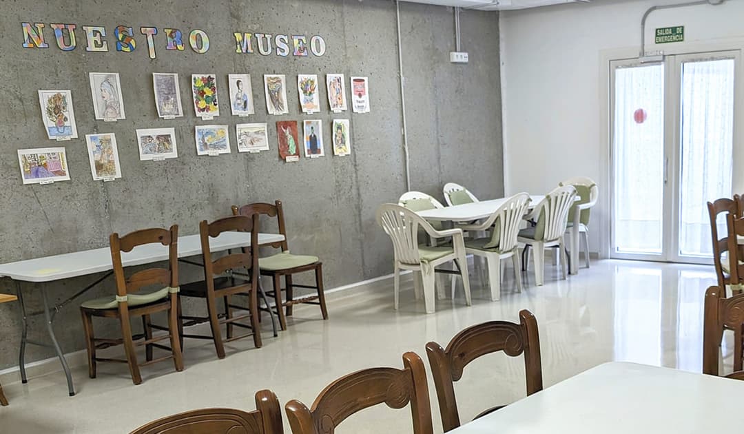sala de terapia ocupacional de la residencia el refugio
